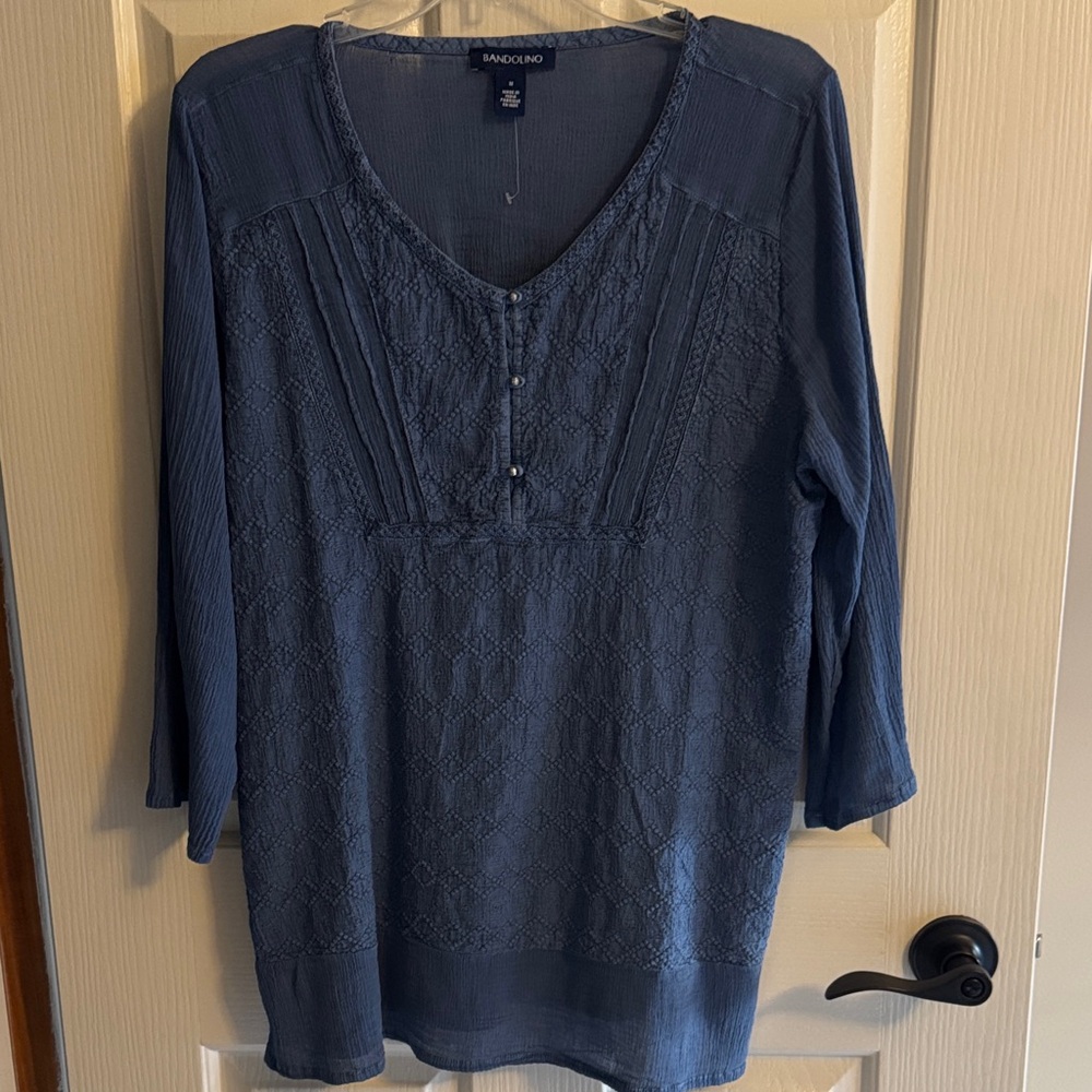 Madewell Deep Blue Blouse